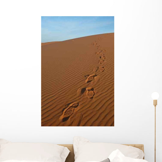 Footsteps Sahara Desert Wall Decal