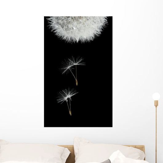 Flying Seeds Blossoming Dandelion Wall Decal