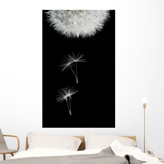 Flying Seeds Blossoming Dandelion Wall Decal