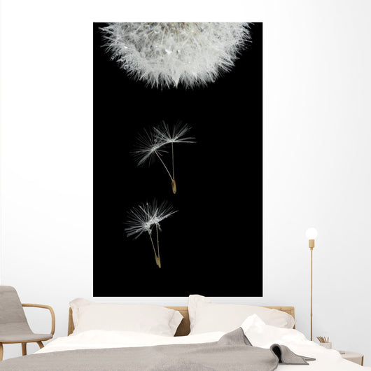 Flying Seeds Blossoming Dandelion Wall Decal