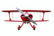 Red Biplane Cut out Wall Decal