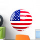 usa soccer ball Wall Decal