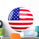 usa soccer ball Wall Decal