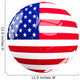 usa soccer ball Wall Decal