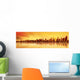 Seattle Panorama Wall Decal Design 1