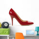 Sexy Red Shoe Wall Decal