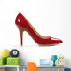 Sexy Red Shoe Wall Decal