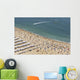Nazare Beach seen from the old village of Sitio on top of the cliff Wall Mural