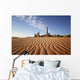 Sand Ripples And Rock Formation;Monument Valley Arizona Usa Wall Mural