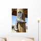 Cowboy Boots Hanging From A Post At A Riding Ranch;Arizona Usa Wall Mural