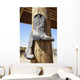 Cowboy Boots Hanging From A Post At A Riding Ranch;Arizona Usa Wall Mural