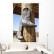 Cowboy Boots Hanging From A Post At A Riding Ranch;Arizona Usa Wall Mural