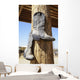 Cowboy Boots Hanging From A Post At A Riding Ranch;Arizona Usa Wall Mural