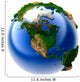 Miniature real Earth Wall Decal