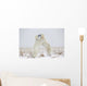 Polar Bears Play Fighting Wall Mural