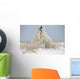 Polar Bears Play Fighting Wall Mural
