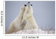 Polar Bears Play Fighting Wall Mural