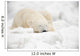 Polar Bear Sleeping Snow Wall Decal