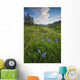 Tall Lungwort Flowers With The Klondike Valley Wall Mural