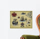 Antique Map Wall Mural