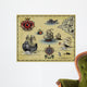 Antique Map Wall Mural