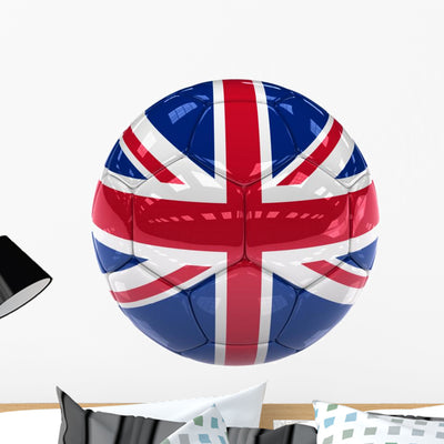England Wall Decal shown on a wall