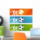 3 Soccer Ball or Wall Decal