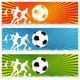 3 Soccer Ball or Wall Decal