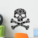 Concept of Human Skull Wall Decal