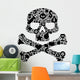 Concept of Human Skull Wall Decal