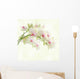 White Orchid on a Light Background Wall Mural