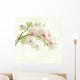 White Orchid on a Light Background Wall Mural