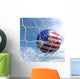 Soccerball Net Wall Mural