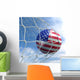 Soccerball Net Wall Mural