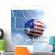 Soccerball Net Wall Mural