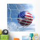 Soccerball Net Wall Mural