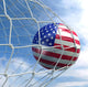 Soccerball Net Wall Mural