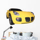 convertible sports car Wall Decal
