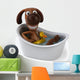 Dog Bath Wall Decal