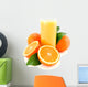 Ripe Oranges and Juice Wall Decal
