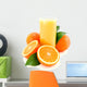 Ripe Oranges and Juice Wall Decal