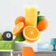 Ripe Oranges and Juice Wall Decal