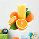 Ripe Oranges and Juice Wall Decal