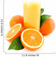 Ripe Oranges and Juice Wall Decal