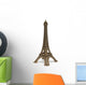 Eiffel Tower Statue White Wall Decal