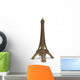 Eiffel Tower Statue White Wall Decal