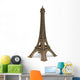 Eiffel Tower Statue White Wall Decal