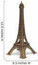 Eiffel Tower Statue White Wall Decal