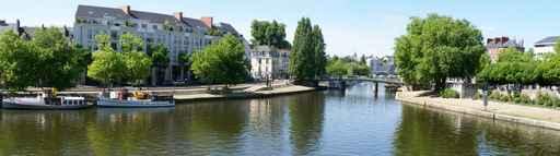 Nantes-the Erdre and Quays Wall Decal