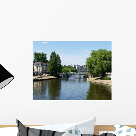 Nantes Erdre and Quays Wall Decal